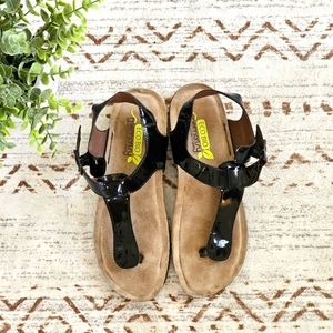 ECO BIO Memorisy Women's Sandals Made in Italy, Genuine Leather Absolute Comfort
